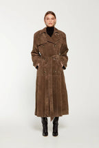 Gabardina de Camurça Hailey