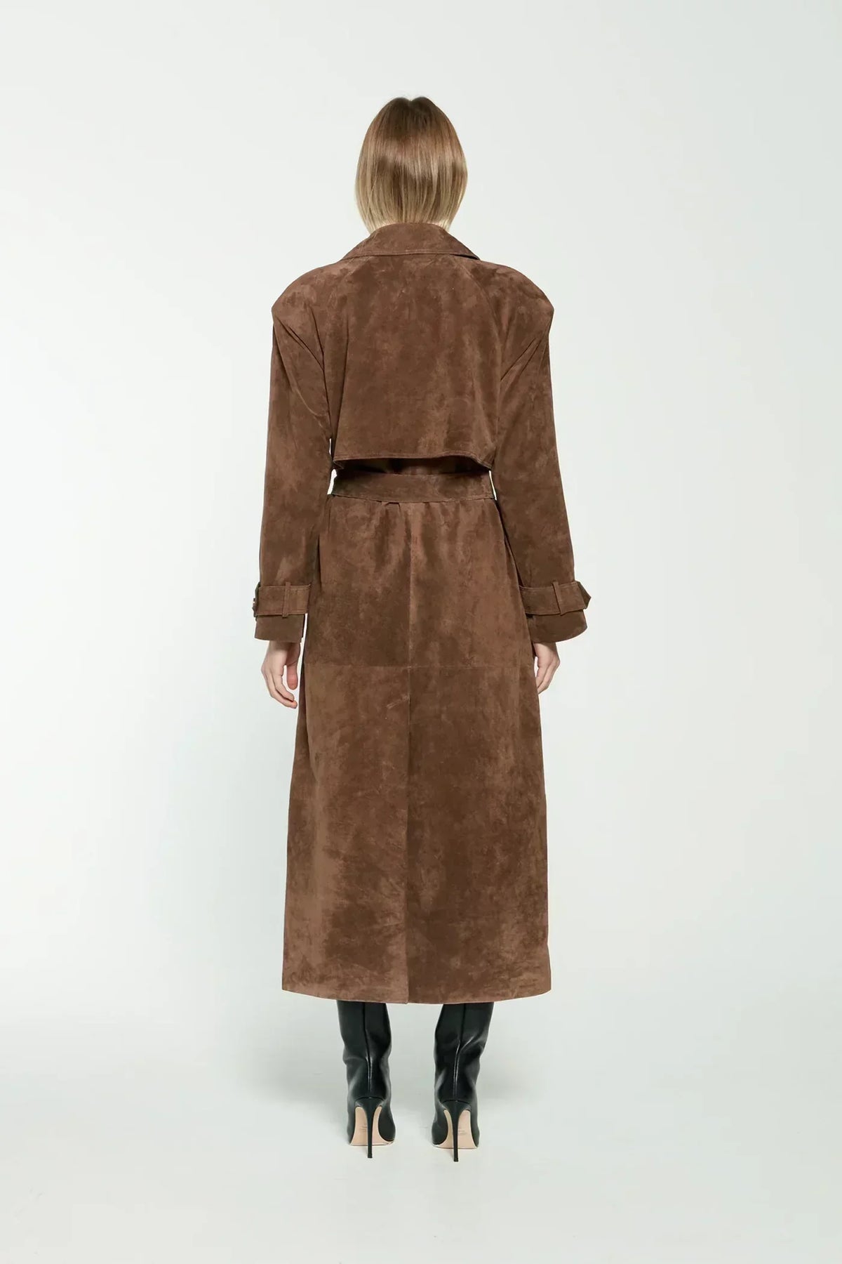 Gabardina de Camurça Hailey
