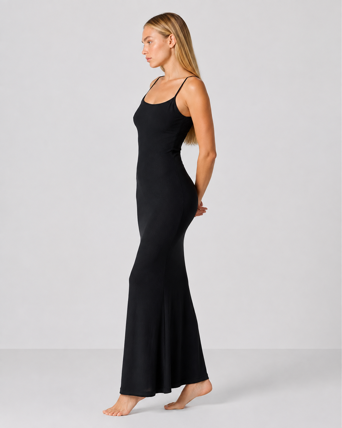 Vestido Longo Ajustado Luar da Brisa