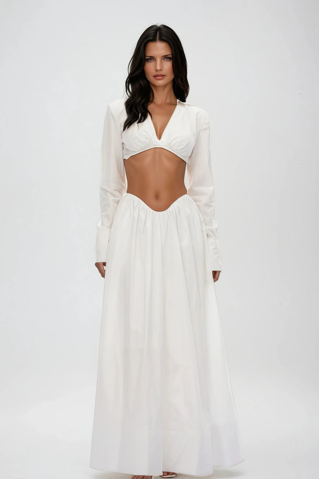 Conjunto Celeste Blanc