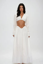 Conjunto Celeste Blanc