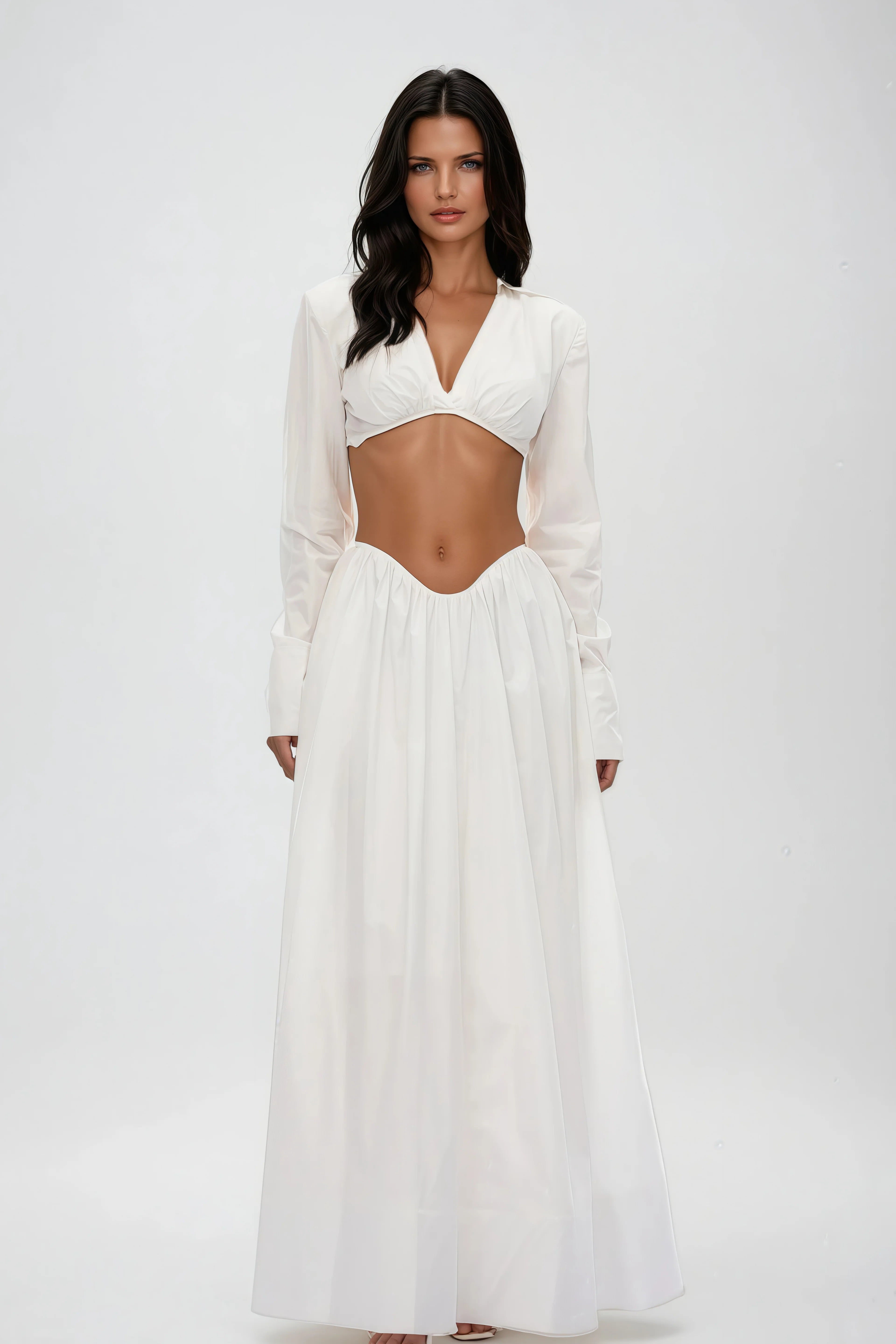 Conjunto Celeste Blanc