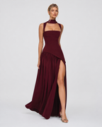 Vestido Longo com Corpete Brisa da Primavera