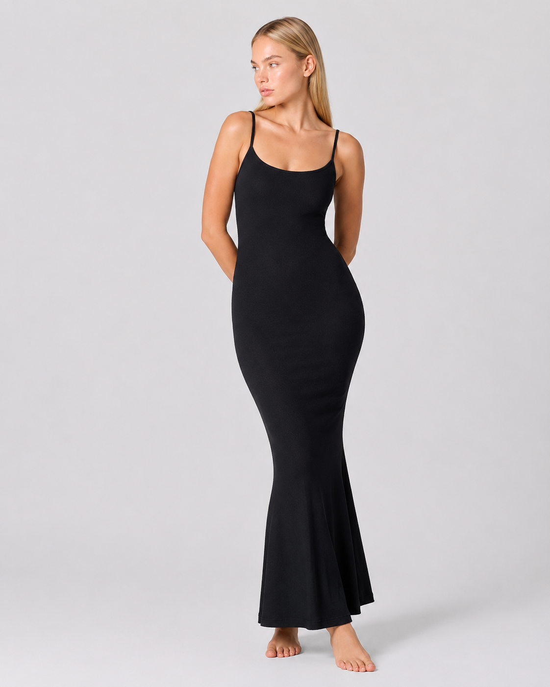 Vestido Longo Ajustado Luar da Brisa