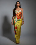 Vestido Seda Tropical