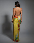 Vestido Seda Tropical