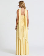 Vestido Longo Chiffon Fenda