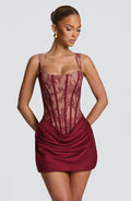 Vestido Verona Bordeaux