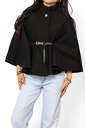 Poncho com Cinto Nova