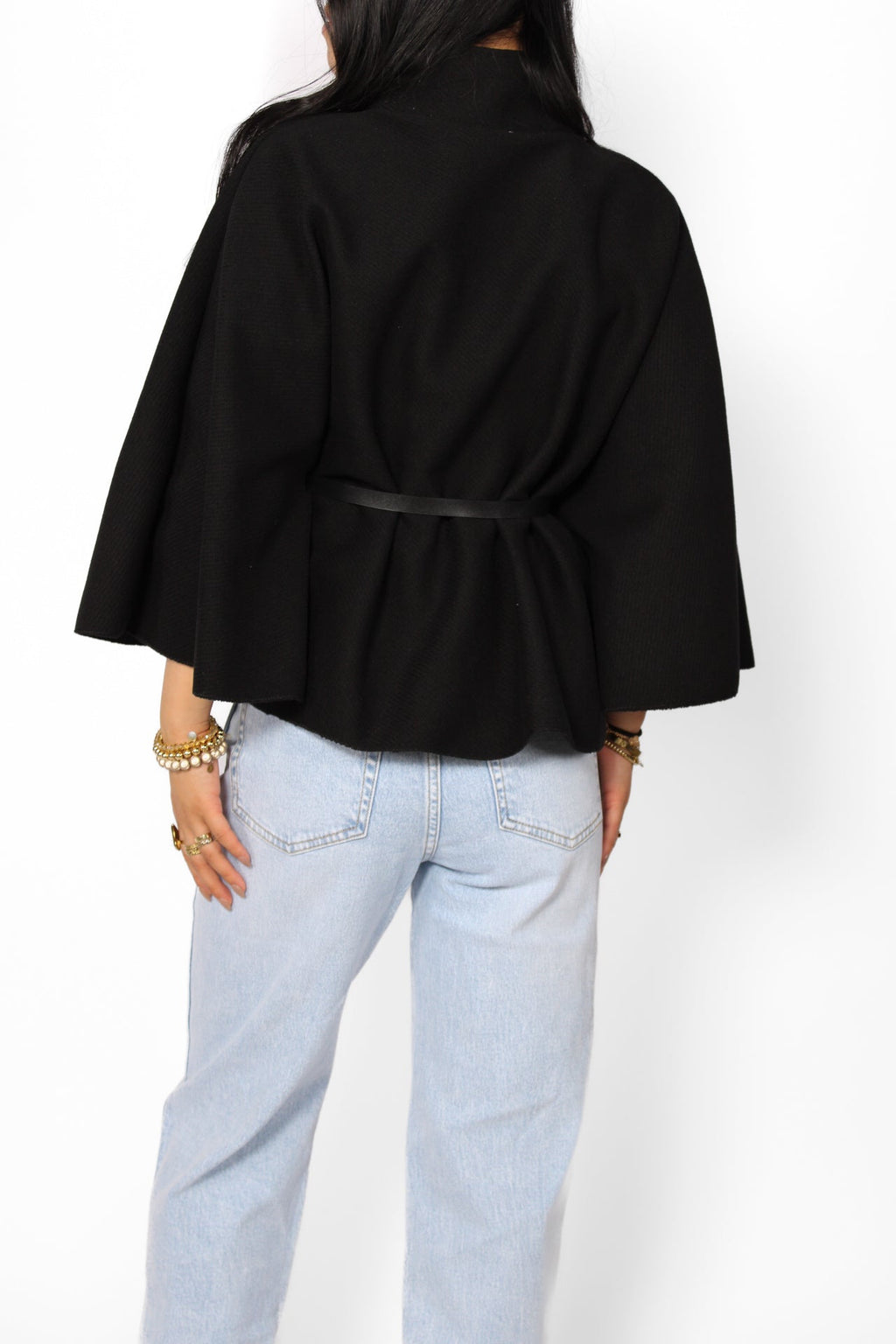 Poncho com Cinto Nova