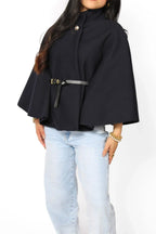 Poncho com Cinto Nova