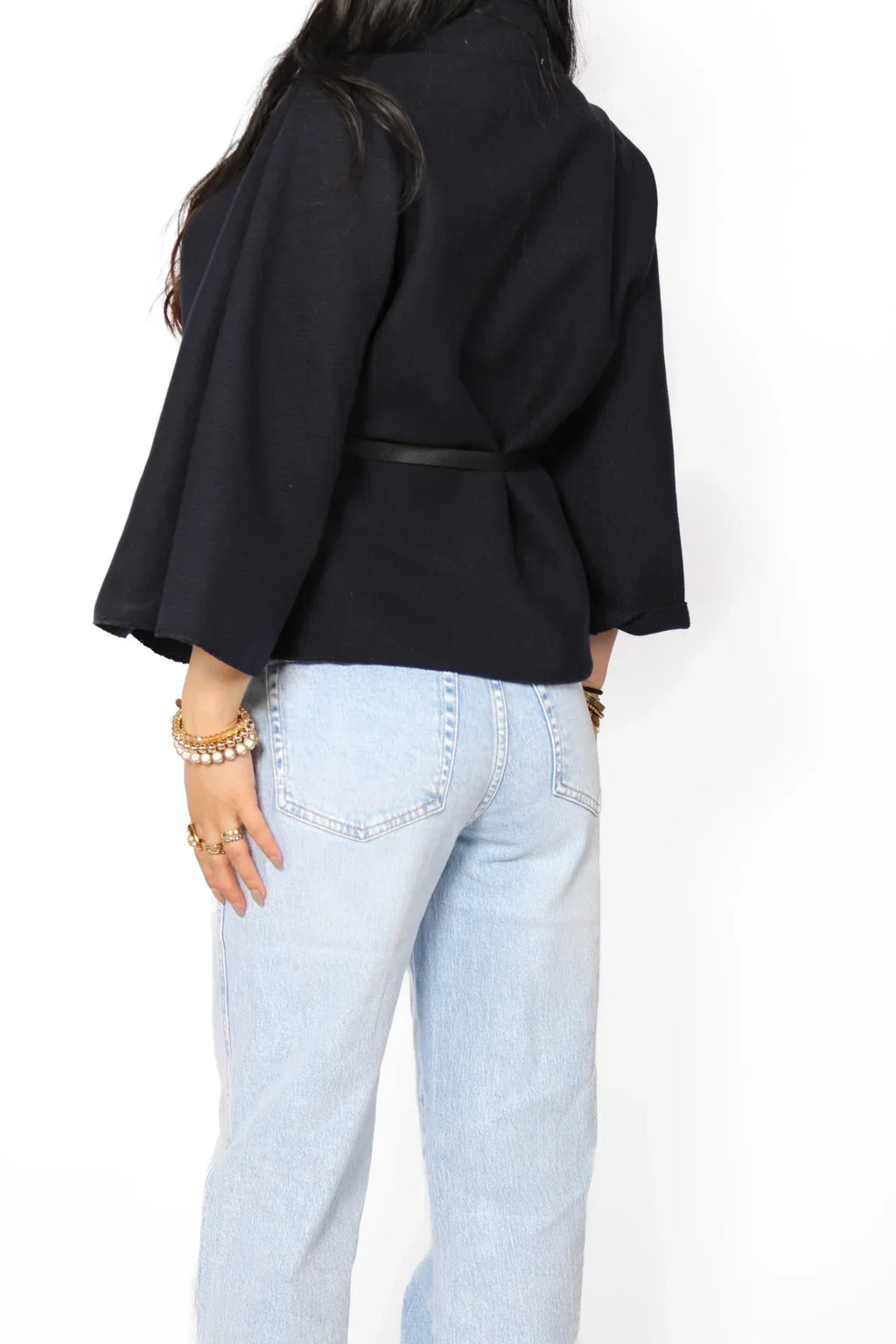 Poncho com Cinto Nova
