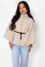 Poncho com Cinto Nova