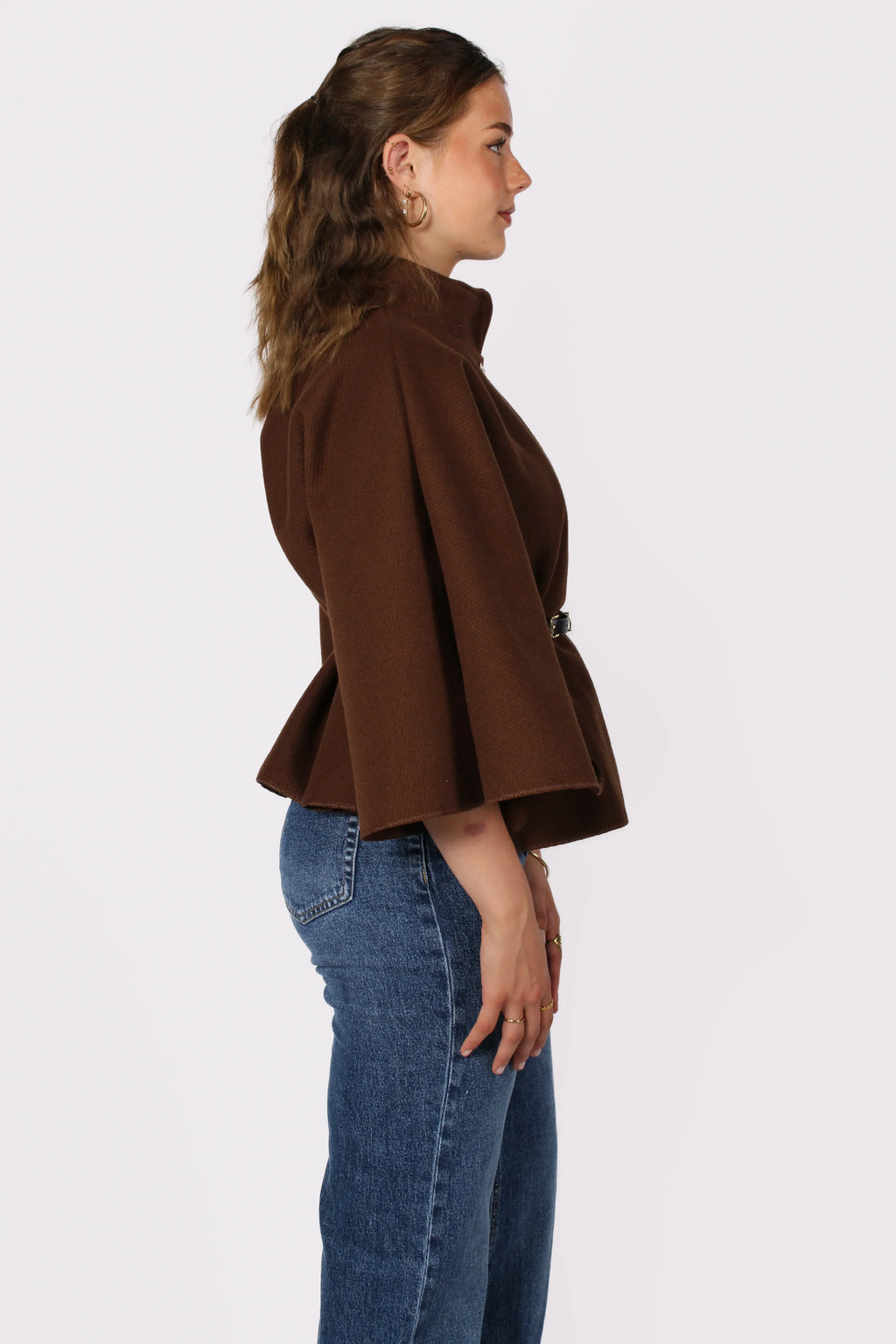 Poncho com Cinto Nova