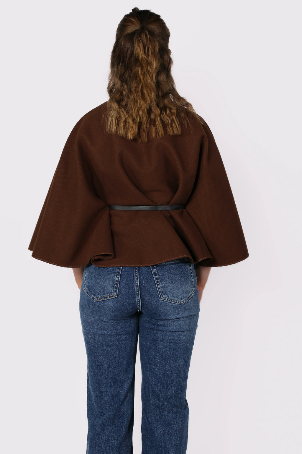 Poncho com Cinto Nova