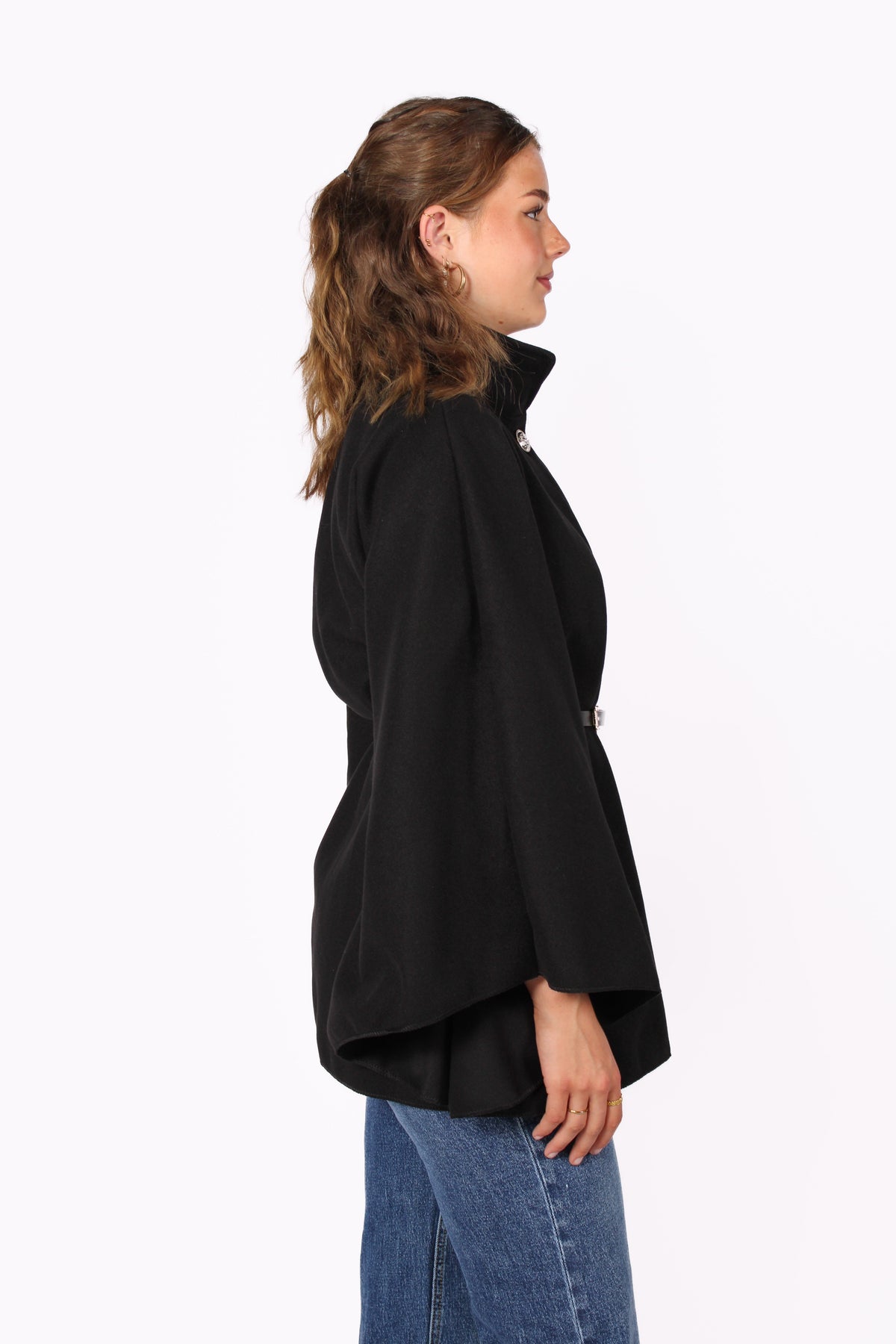 Poncho com Cinto Freya