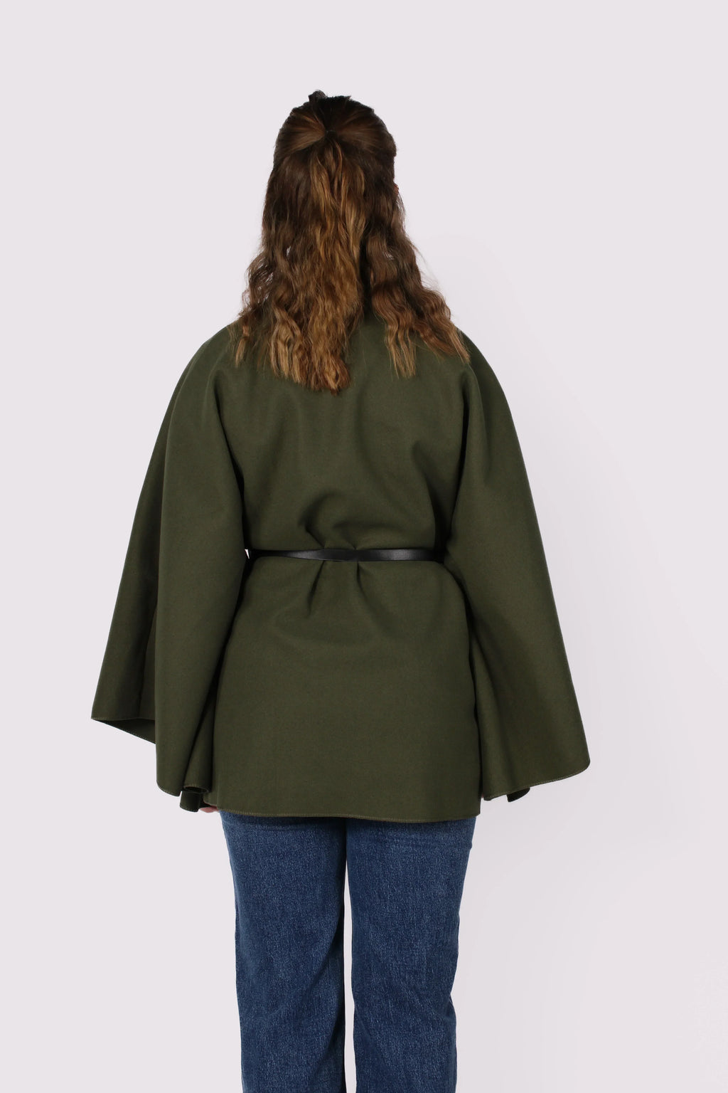 Poncho com Cinto Freya