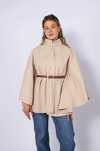 Poncho com Cinto Freya
