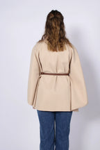 Poncho com Cinto Freya
