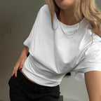 T-shirt de Corte Descontraído