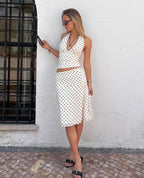 Conjunto com Alças ao Pescoço Íris da Riviera