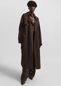 Gabardina de Corte Amplo Elara