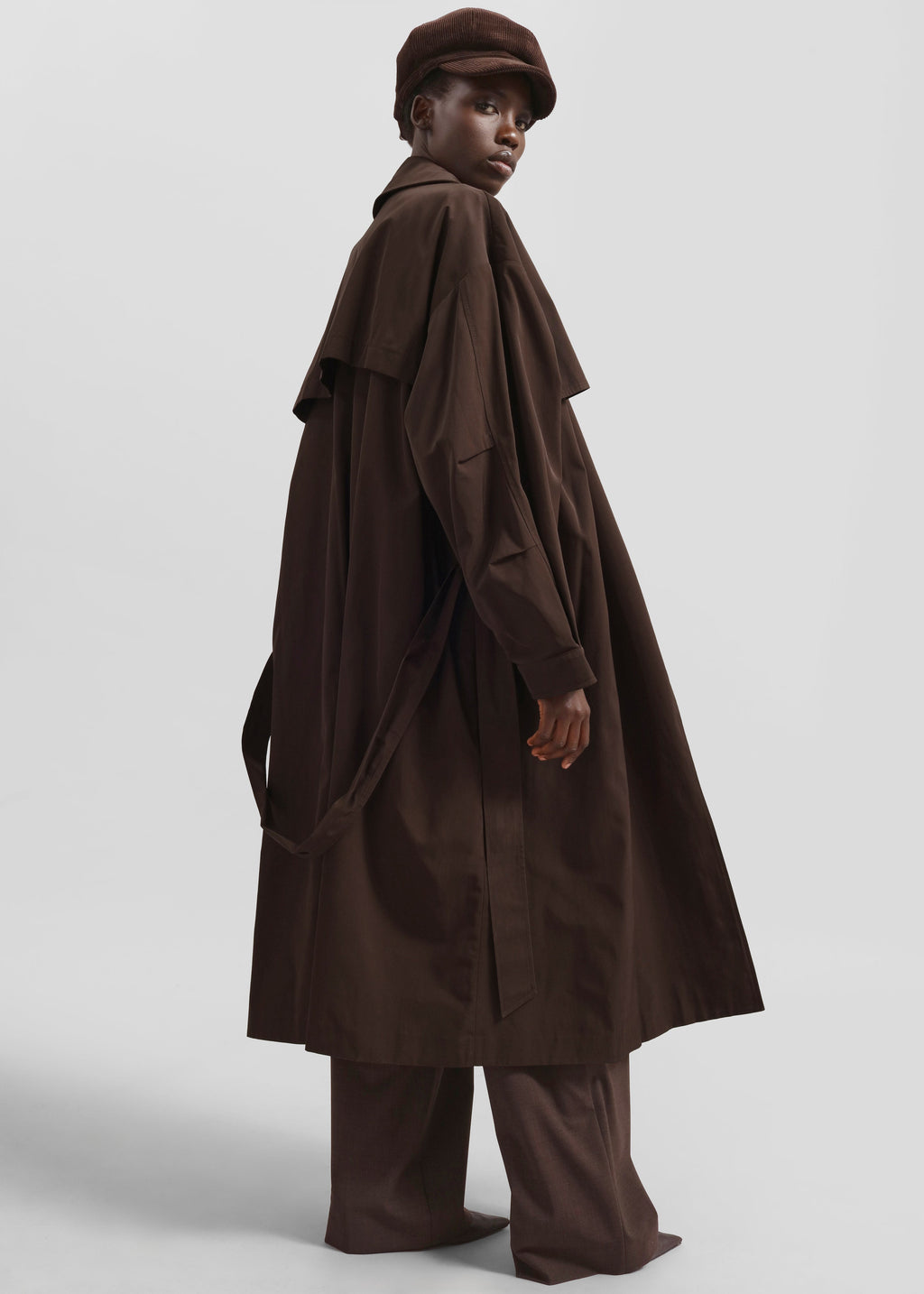 Gabardina de Corte Amplo Elara