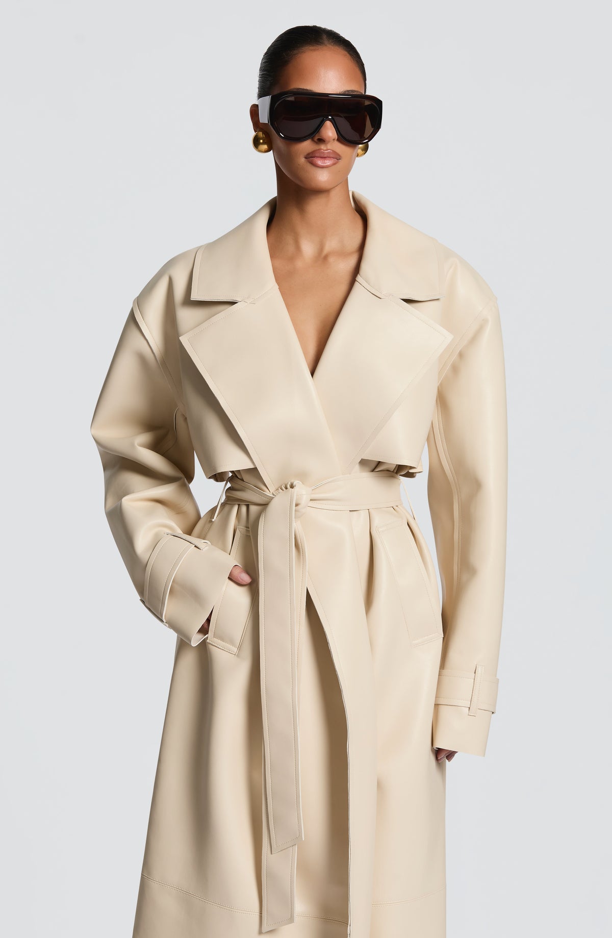Gabardina Creme Bridget