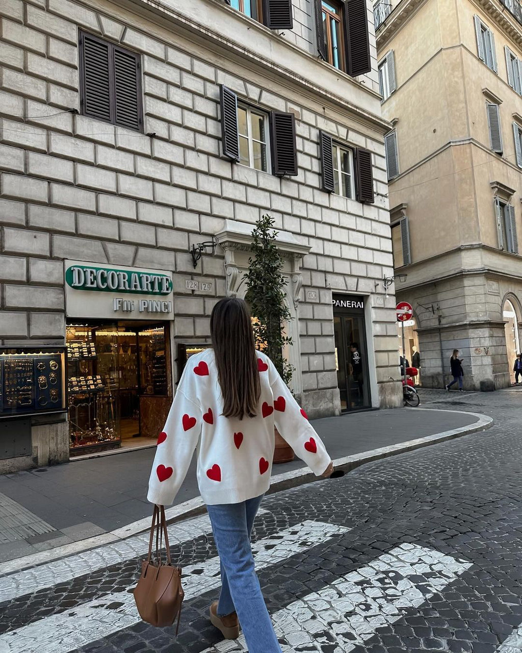 Camisola de Malha com Corações