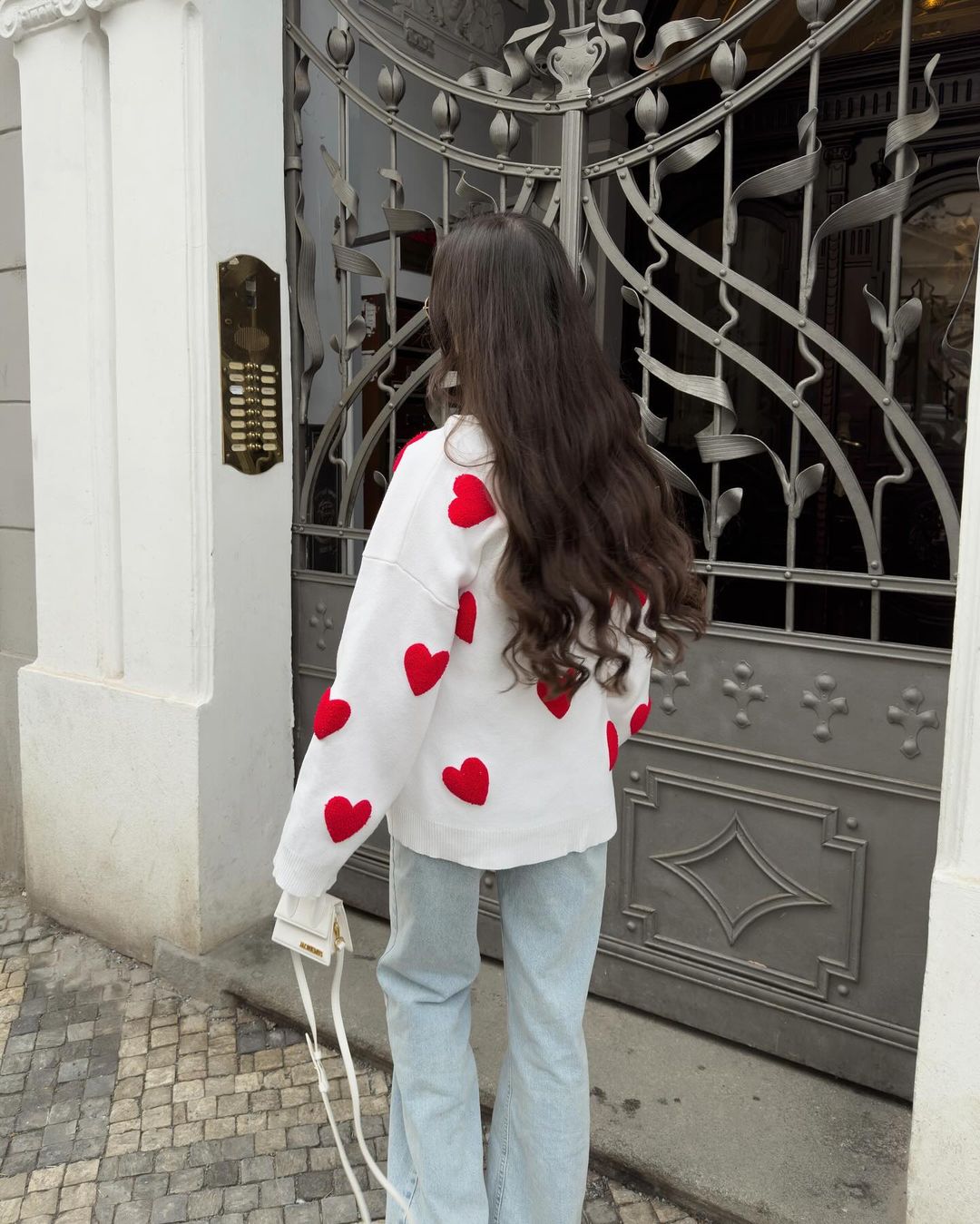 Camisola de Malha com Corações
