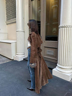 Gabardina de Camurça Hailey