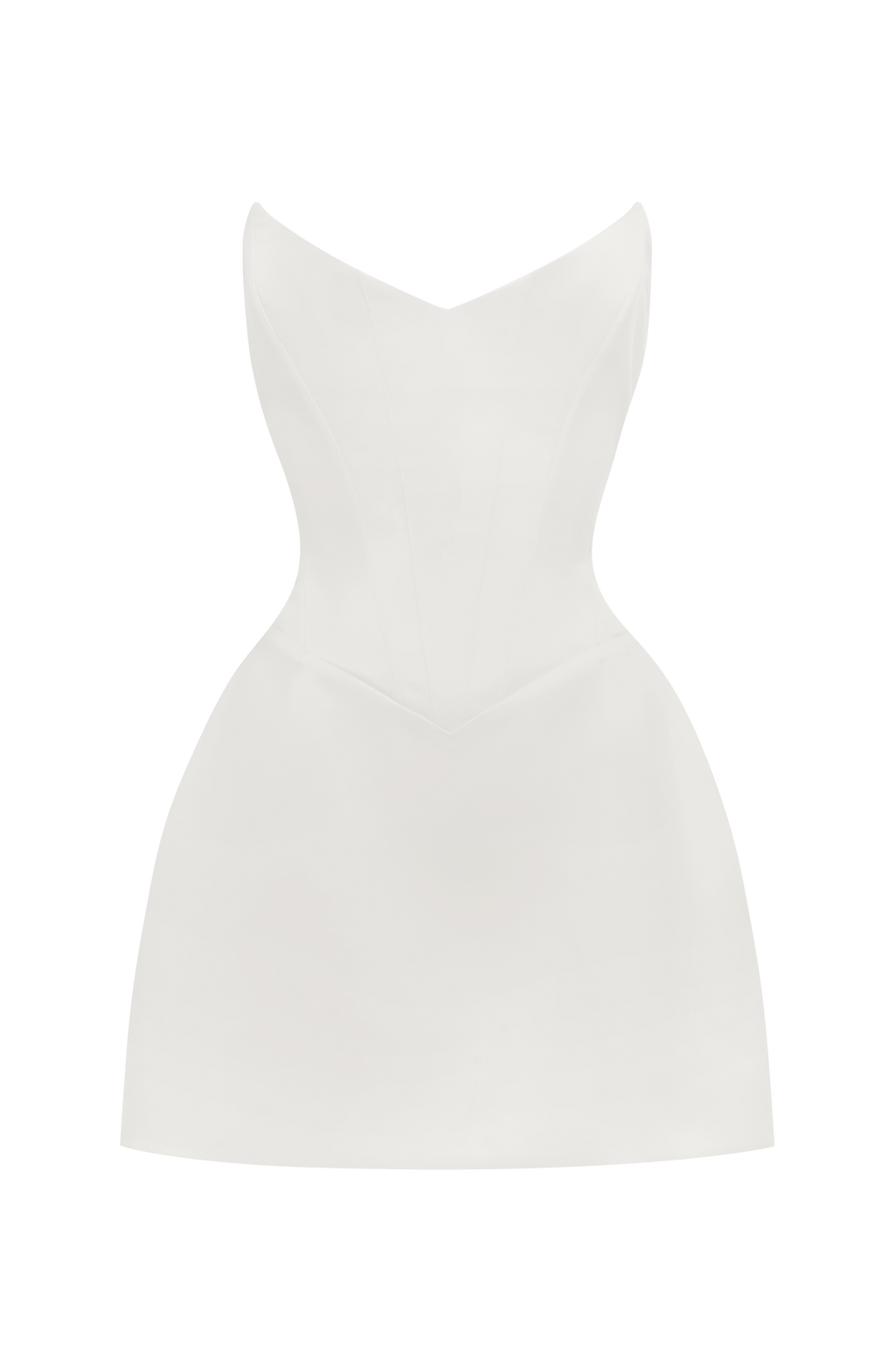 Vestido Curto Marfim Torin