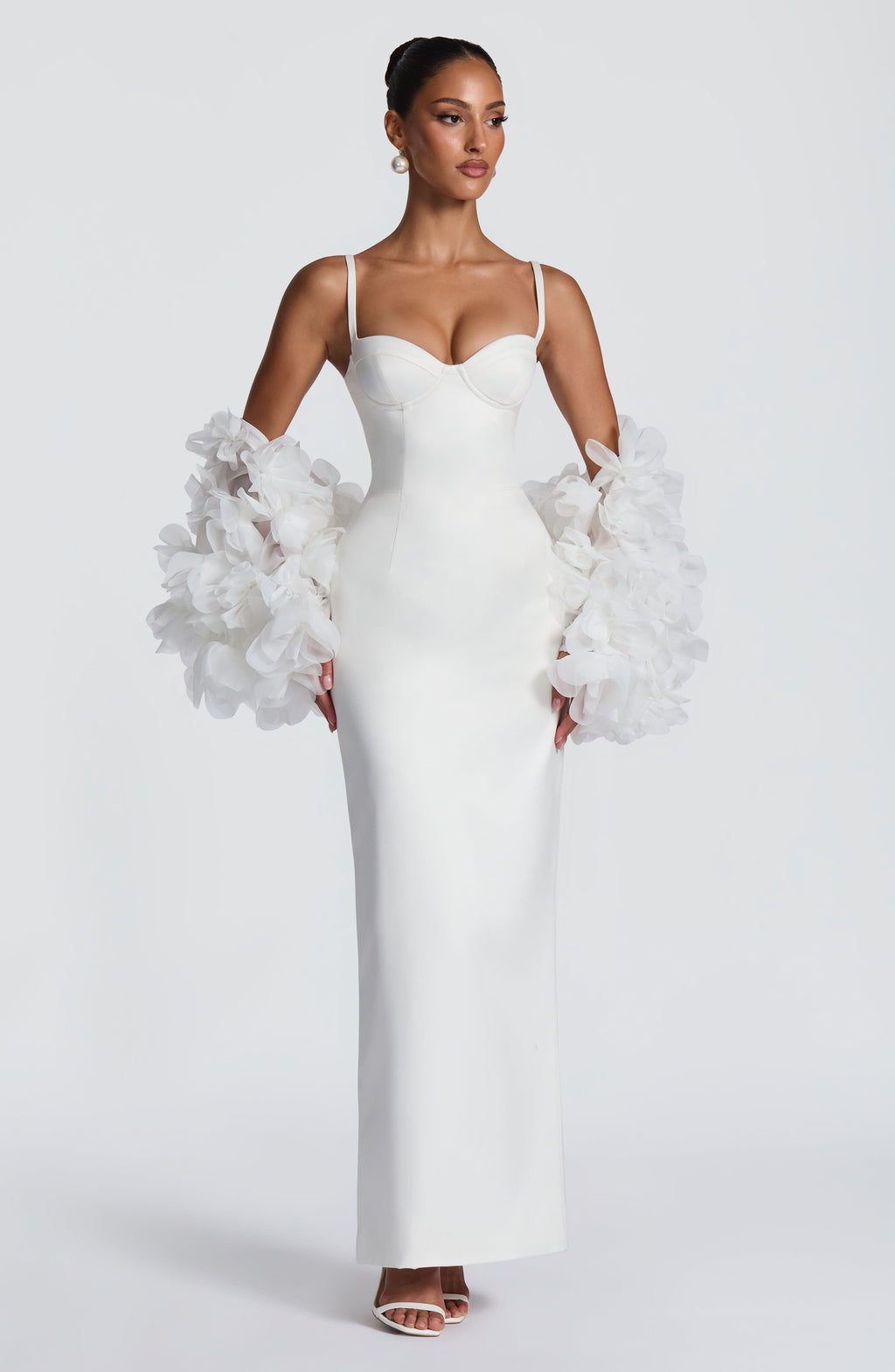 Bennett Maxi Dress - Ivory Dress Babyboo Fashion Premium Exclusive Design