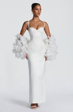 Bennett Maxi Dress - Ivory Dress Babyboo Fashion Premium Exclusive Design