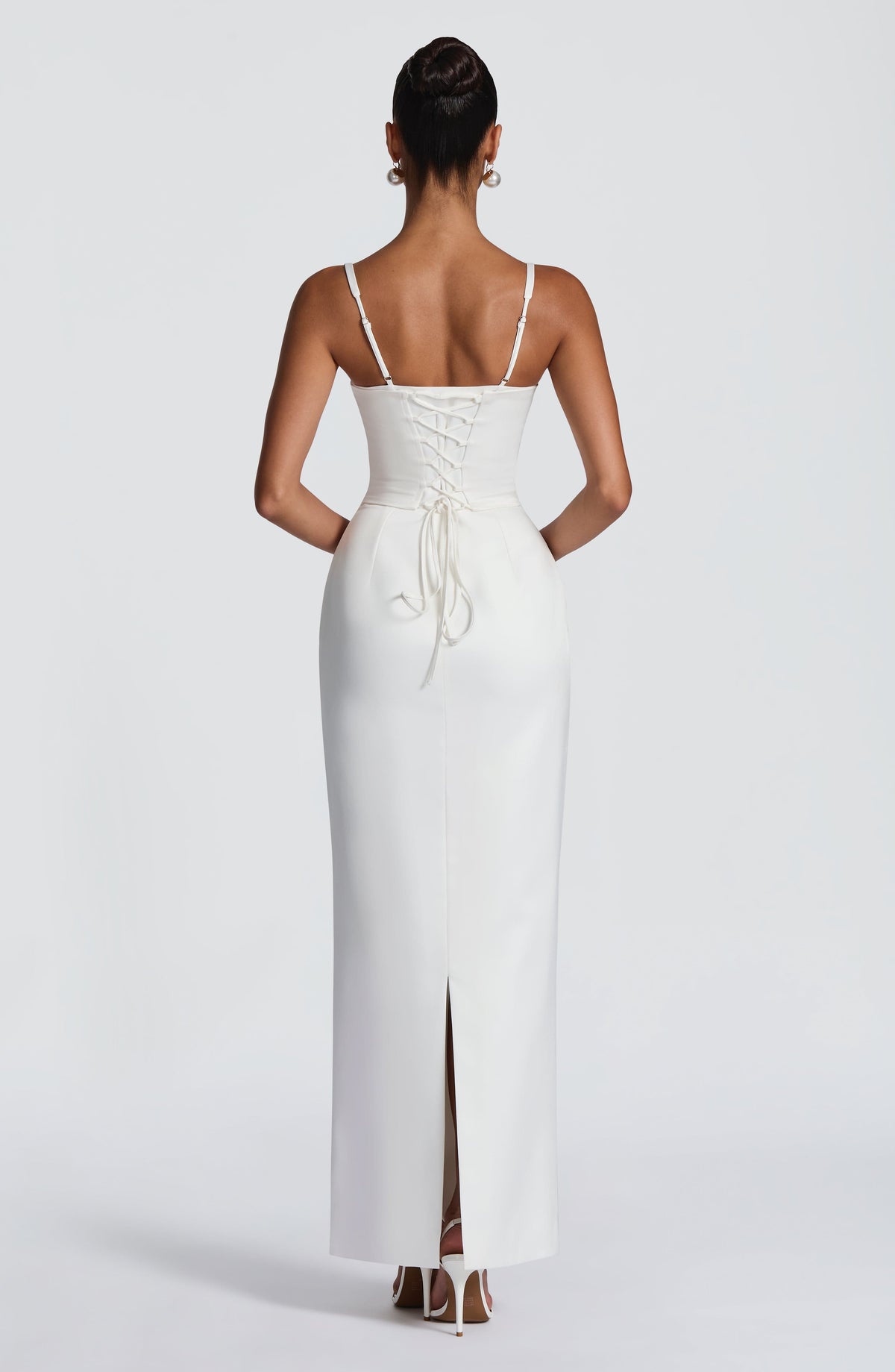 Bennett Maxi Dress - Ivory Dress Babyboo Fashion Premium Exclusive Design