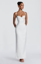 Bennett Maxi Dress - Ivory Dress Babyboo Fashion Premium Exclusive Design