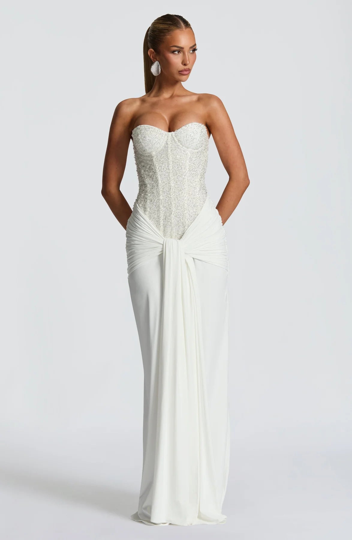 Vestido Nuvem de Cristal