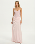 Vestido Longo de Renda com Corpete Serena do Vale