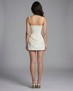 Vestido Curto com Corpete Vale do Vale