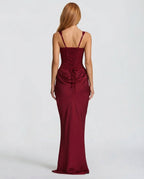 Vestido Longo com Corpete Aurora do Sol