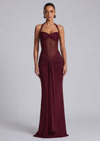 Vestido Drapeado Safira do Vale