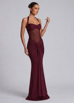 Vestido Drapeado Safira do Vale