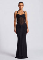 Vestido Drapeado Safira do Vale