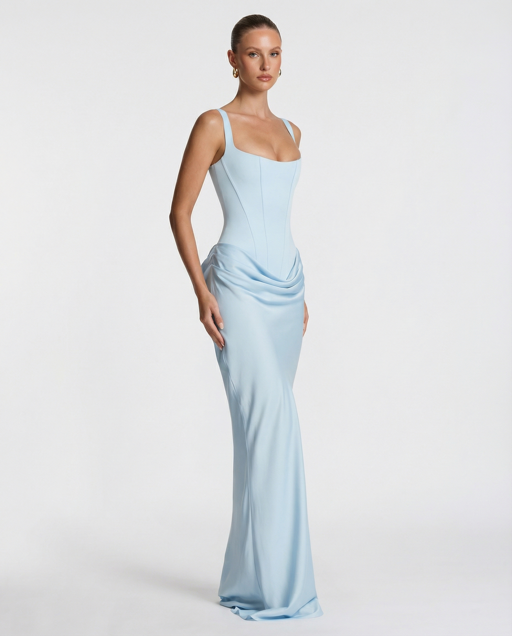 Vestido Longo com Corpete Maré do Vale