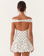 Vestido Curto com Corpete Íris da Primavera