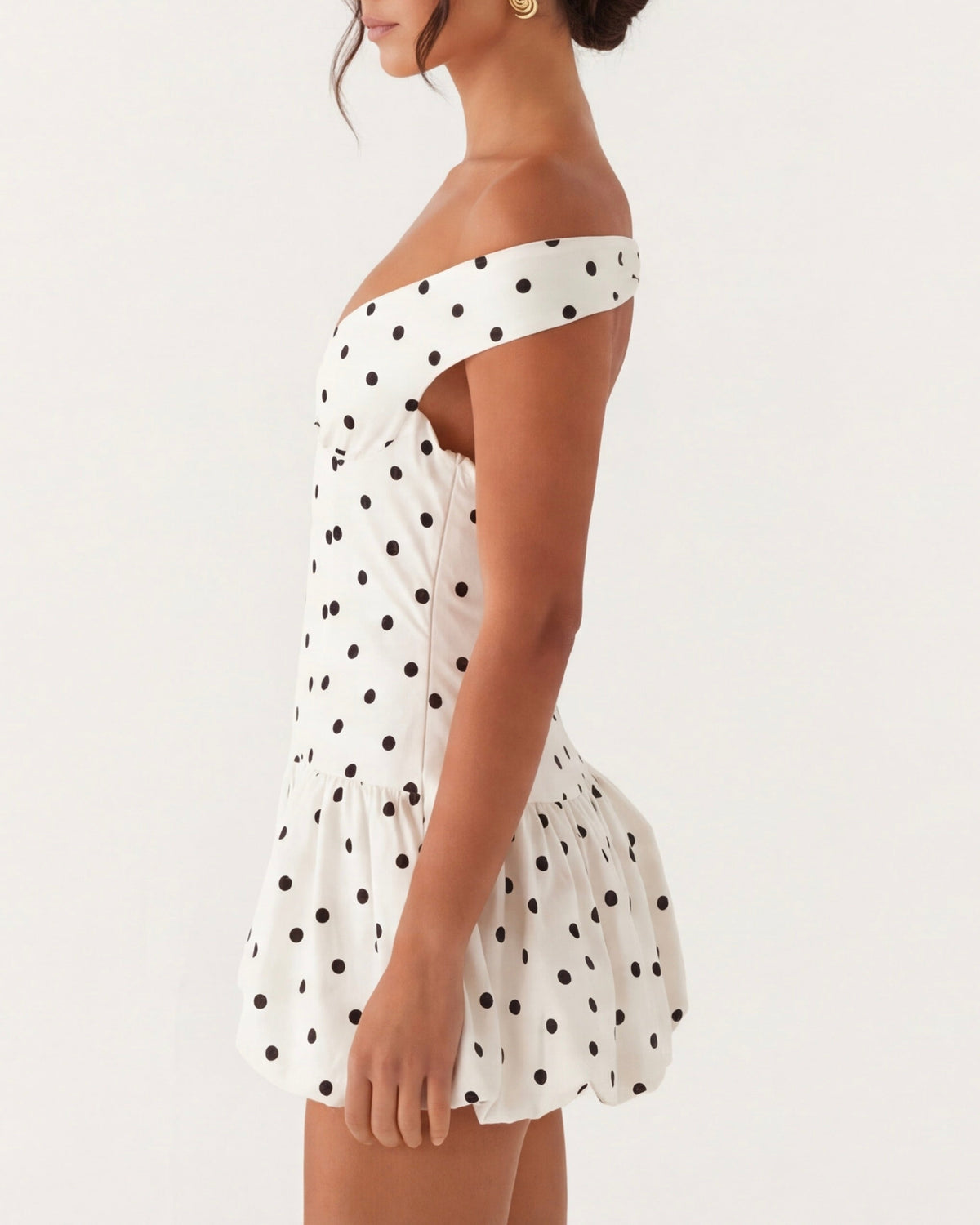 Vestido Curto com Corpete Íris da Primavera