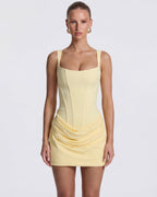 Vestido Curto com Corpete Vale do Vale