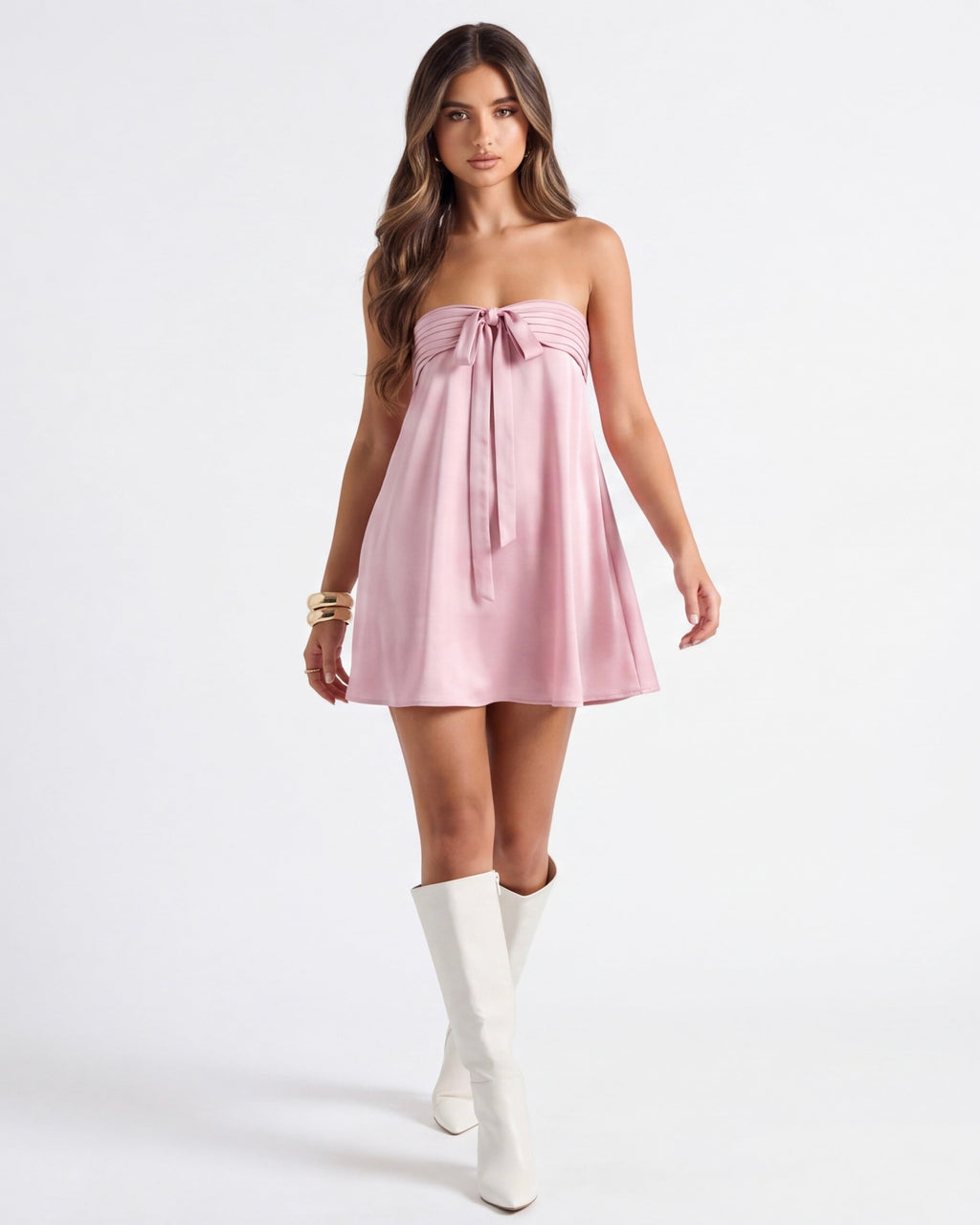 Vestido Curto sem Alças Sol do Vale