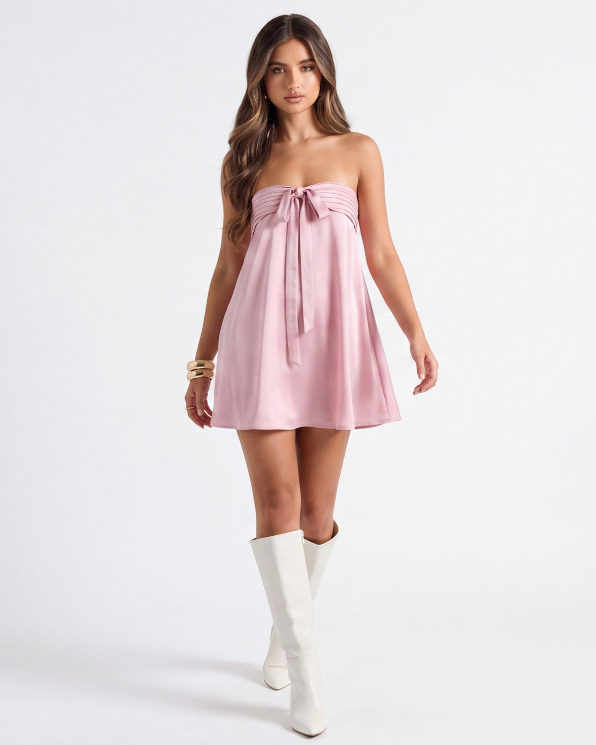 Vestido Curto sem Alças Sol do Vale