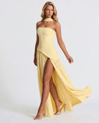 Vestido Longo sem Alças Primavera do Vale